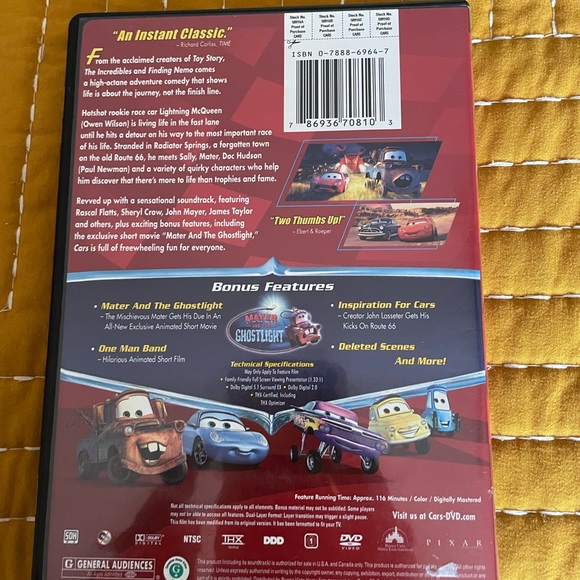 Disney Pixar Bundle- 3 DVD Toy Story, Cars, Monsters Inc - Picture 8 of 11